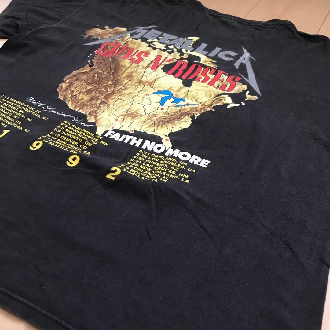 激レア 1992年製 ガンズアンドローゼズ メタリカ ヴィンテージ 合同