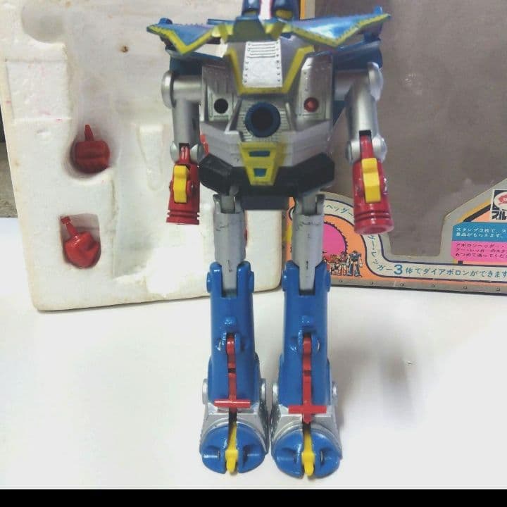 激レア] ブルファク UFO戦士ダイアポロン レッガー 超合金 当時物 昭和