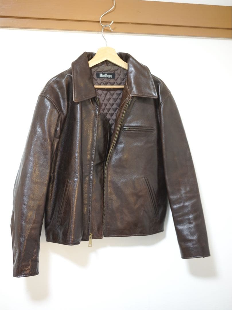 Marlboro leather mini jacket マールボロ