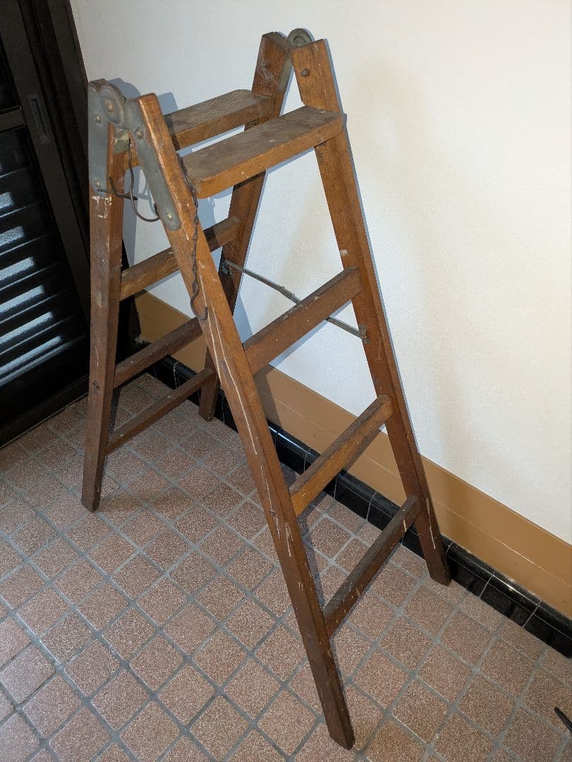 アンティーク ハンドメイド 木製棚 脚立活用 楽天市場】アンティーク