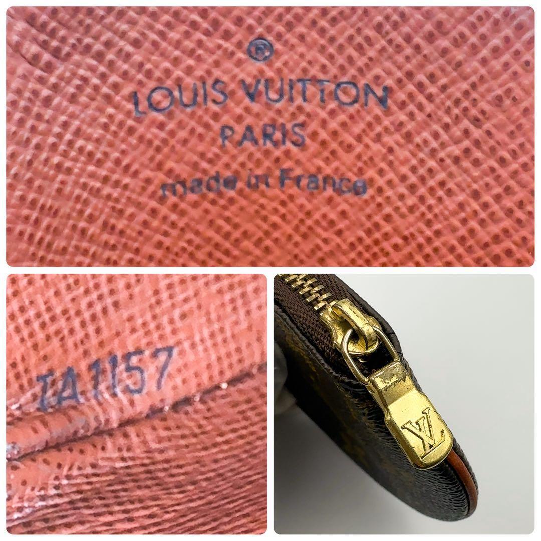【使用感少】ルイヴィトン モノグラム ポルトモネ ロン ケース 小銭入れ