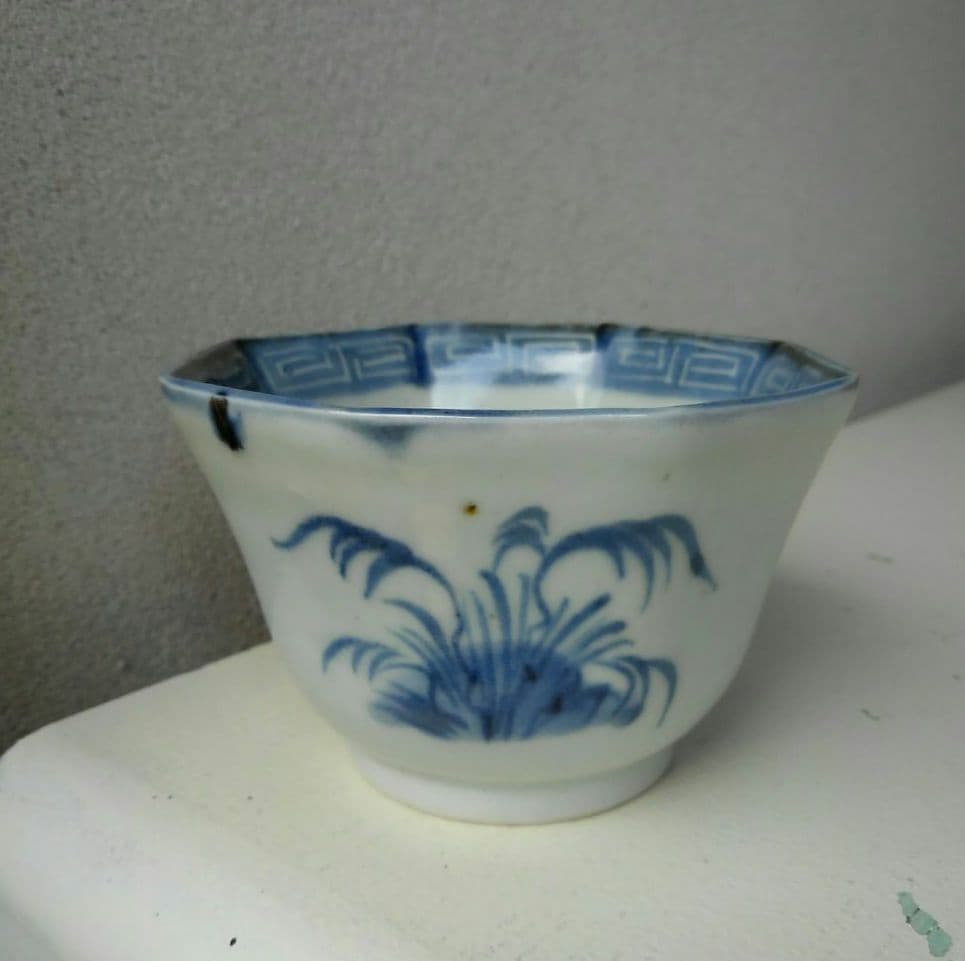 蕎麦猪口 そばちょこ 雷文