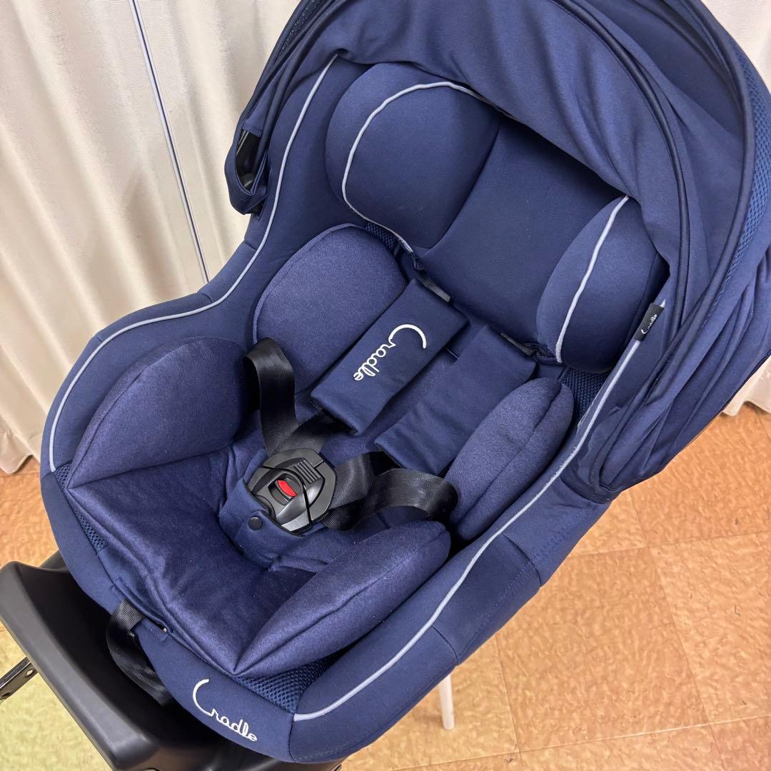 ☆綺麗☆　新生児OK　クレイドル・オーカ　クルターンプライム　ISOFIX固定