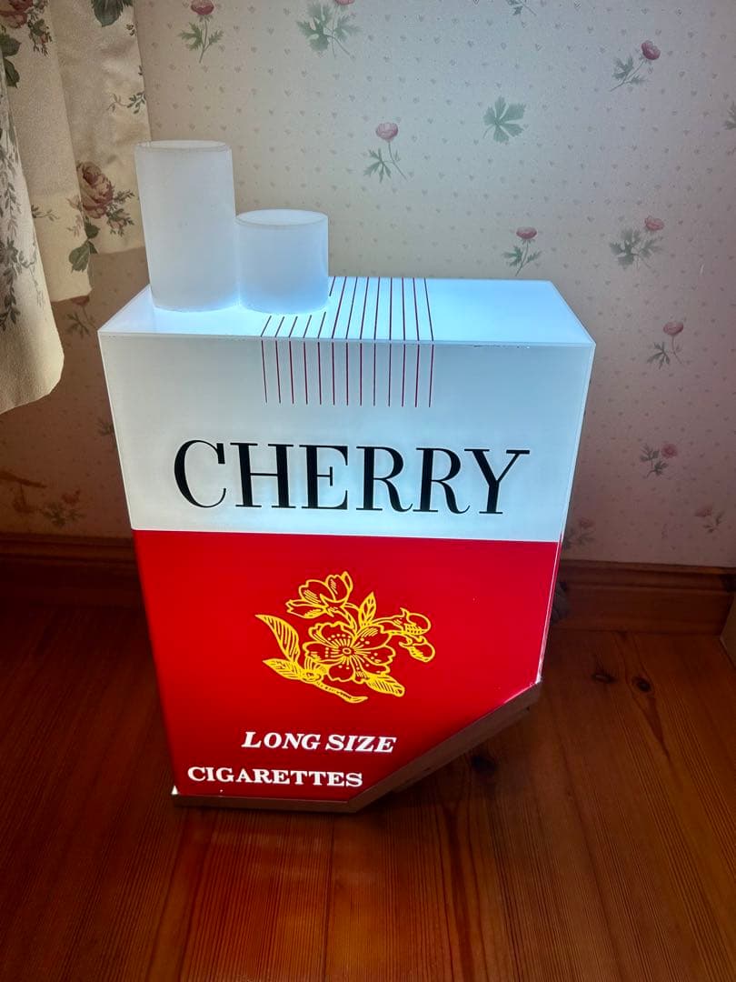 当時物 チェリー 電飾看板 CHERRY 煙草 昭和 レトロ アンティーク 昭和