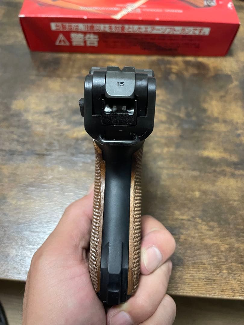 タナカワークス製 ルガーP08 ガスガン　木製グリップ　最終日につき大幅値下げ！