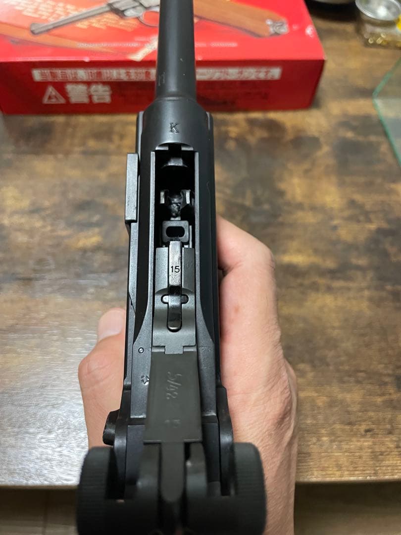 タナカワークス製 ルガーP08 ガスガン　木製グリップ　最終日につき大幅値下げ！