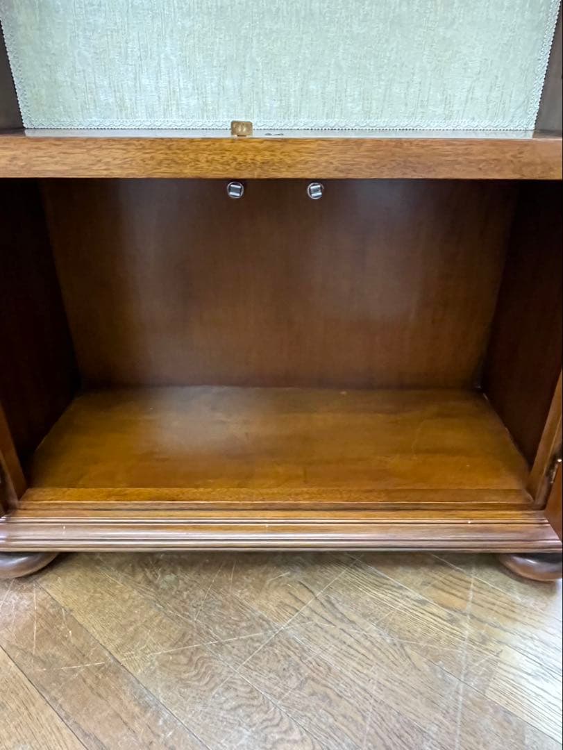 キュリオケース コレクションボード カップボード 輸入家具 木製 鍵