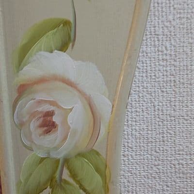 薔薇雑貨 ロココ調薔薇柄ミラー