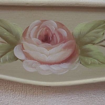 薔薇雑貨 ロココ調薔薇柄ミラー