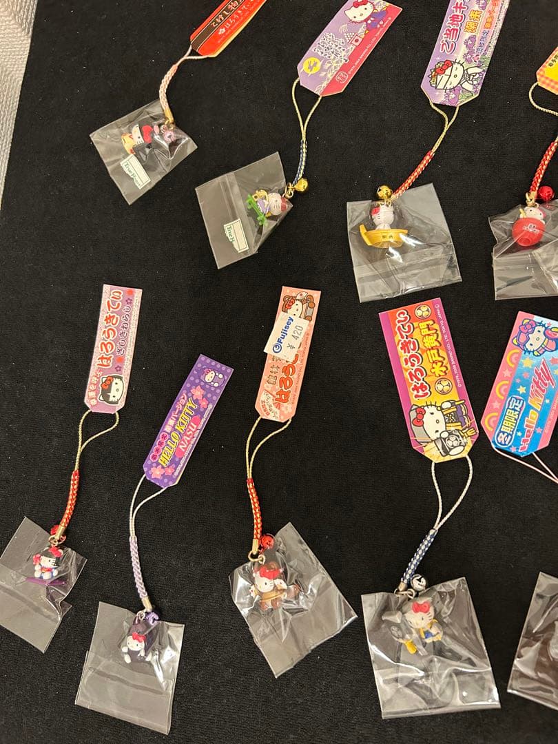 ご当地ハローキティ ストラップ 87個 まとめ売り　未使用