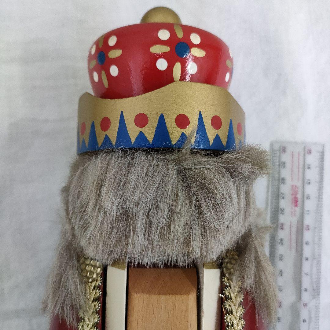 くるみ割り人形 木製 高さ約37cm - メルカリ