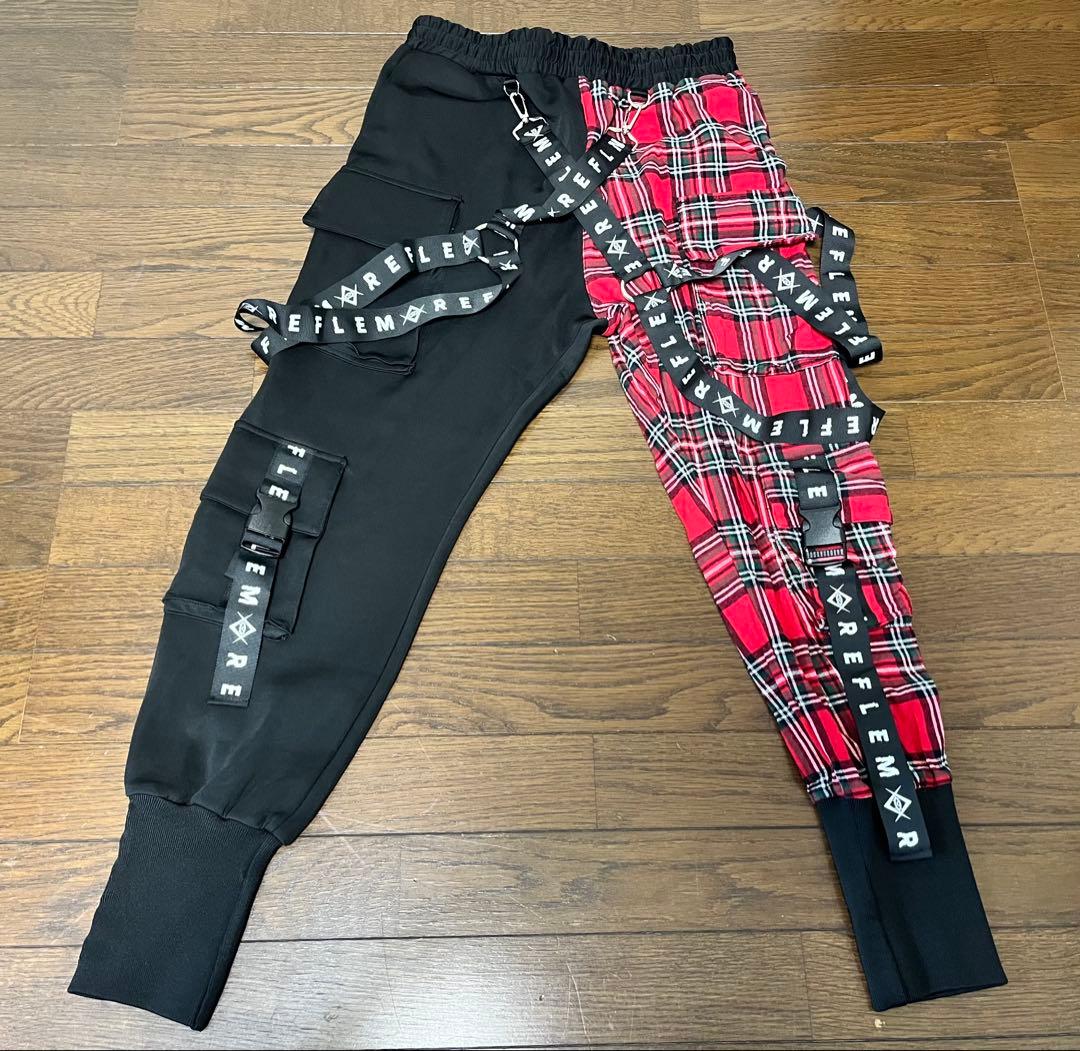 『REFLEM/レフレム』ハーネスロゴベルトカーゴパンツ