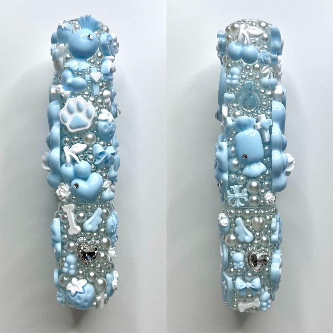 iQOS イルマワン デコケース 地雷系 量産型 姫ギャル 水色