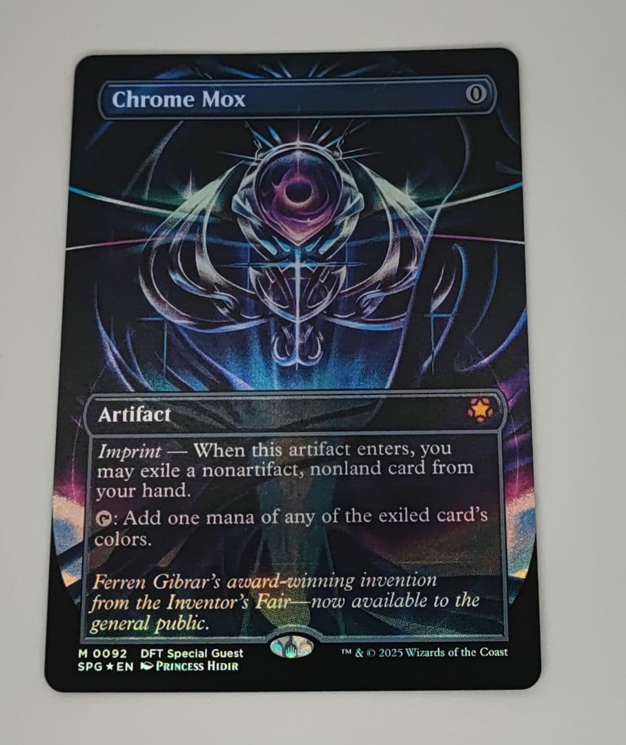 Chrome Mox 金属モックス　拡張foil 初版Foil 金属モックス/Chrome Mox MRD 英語Foil Chrome Mox 金属