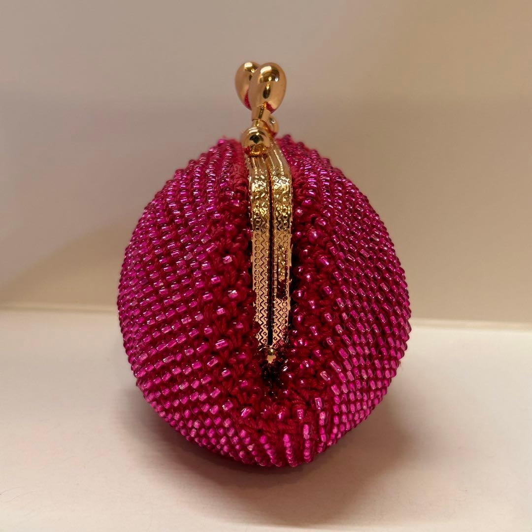 ビーズがま口ハンドメイド、4点セット