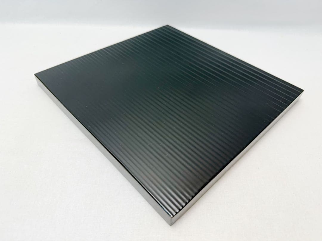 未使用 茶道具 塗師 川瀬表完造 黒真塗 荒目板 小板