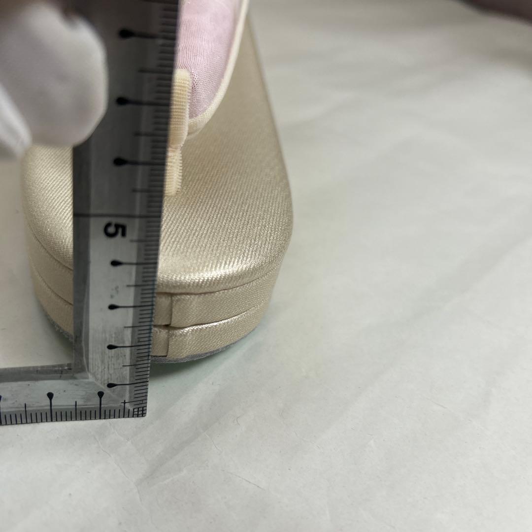 きょうこNo.38 和装　草履、バッグセット　　正絹　帯地　新品未使用