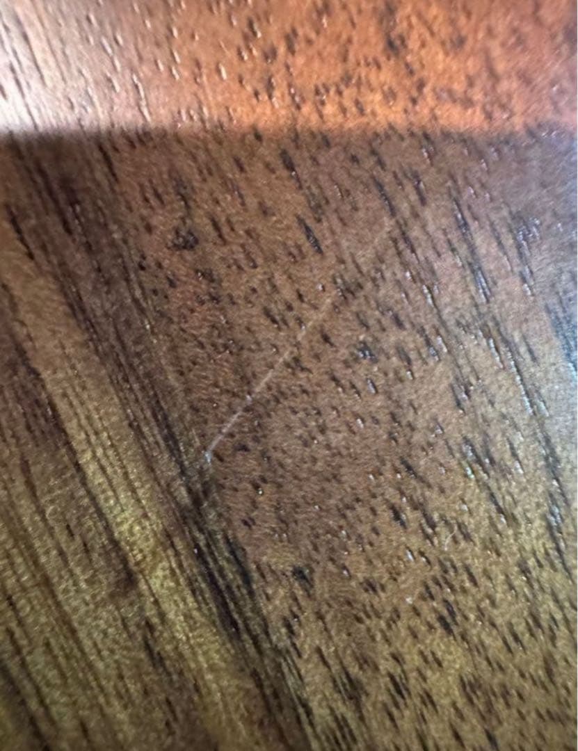 Ocha 無垢材ウォルナットテーブル 縦80横80高さ70