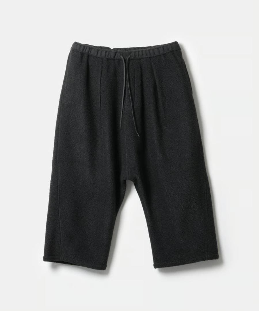 MB ULTIMATE FABRIC ウール縮絨サルエルパンツ 　ブラック S