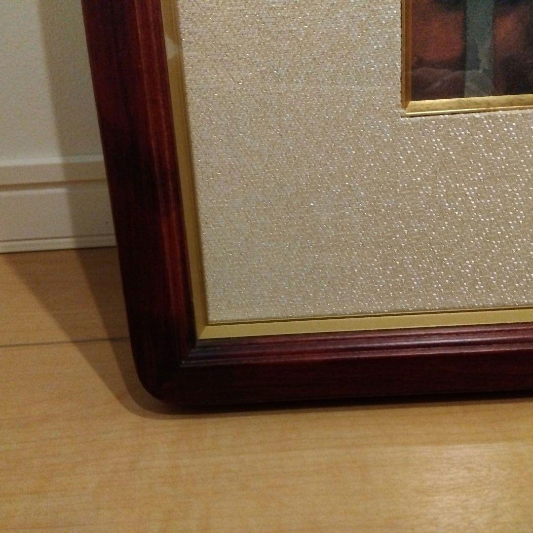 【最終5500円値下げ】東山魁夷『秋映』岩絵具方式工芸画　作品証明シールあり