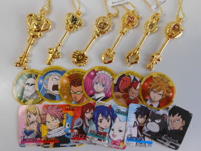 ♯Iyt13RT FAIRY TAIL 星霊の鍵 マスコット 10種