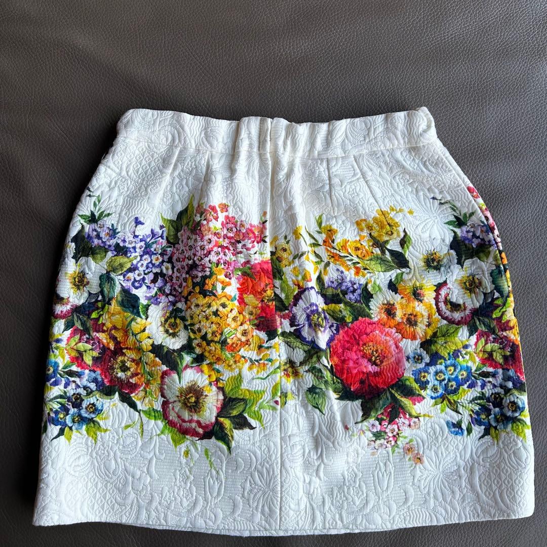 ★最終価格【レア品】Dolce & Gabbana 花柄スカート 7/8