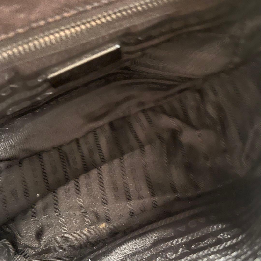 希少　archive PRADA スタッズ　ナイロン　レザー　ショルダーバッグ