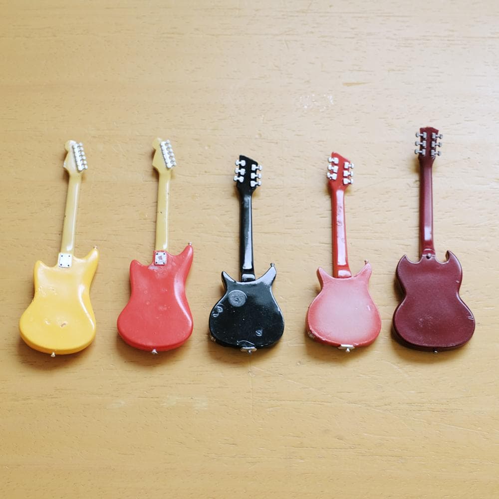 BECKギターコレクション ミニチュアエレキギター 15本セット