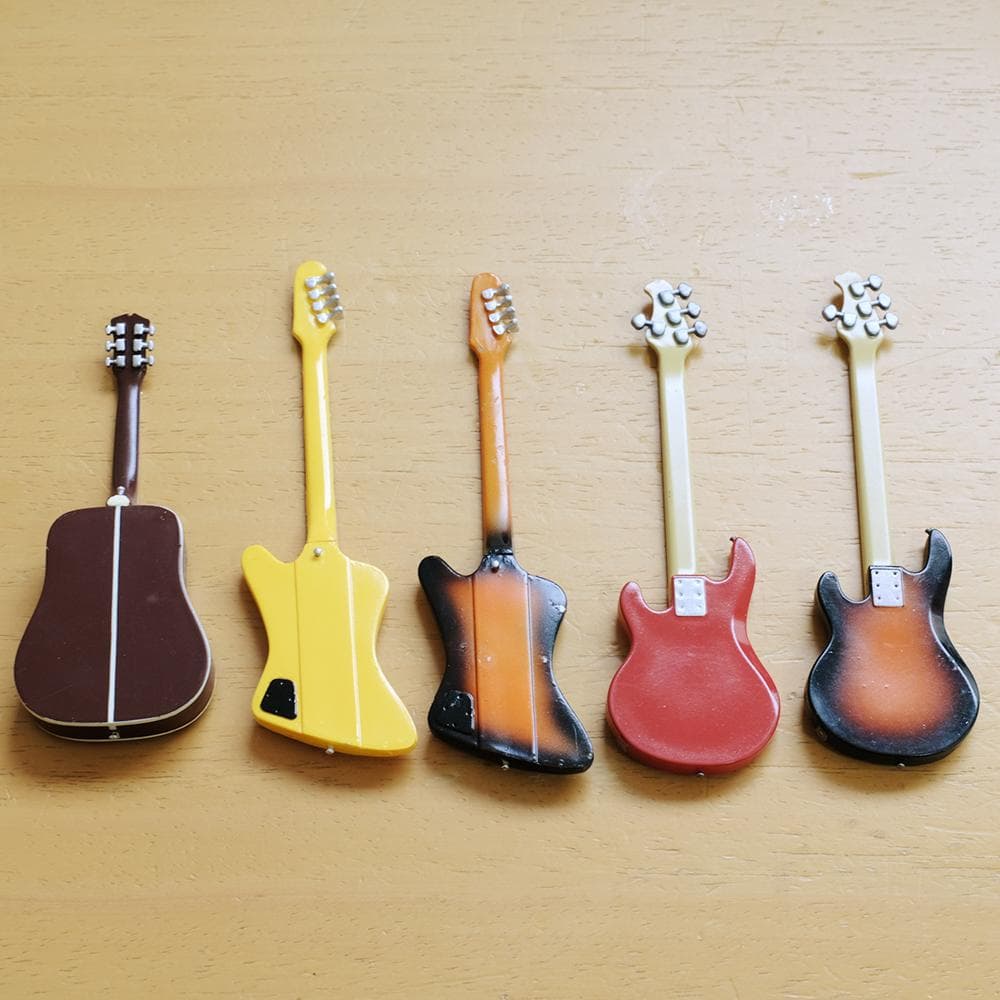 BECKギターコレクション ミニチュアエレキギター 15本セット