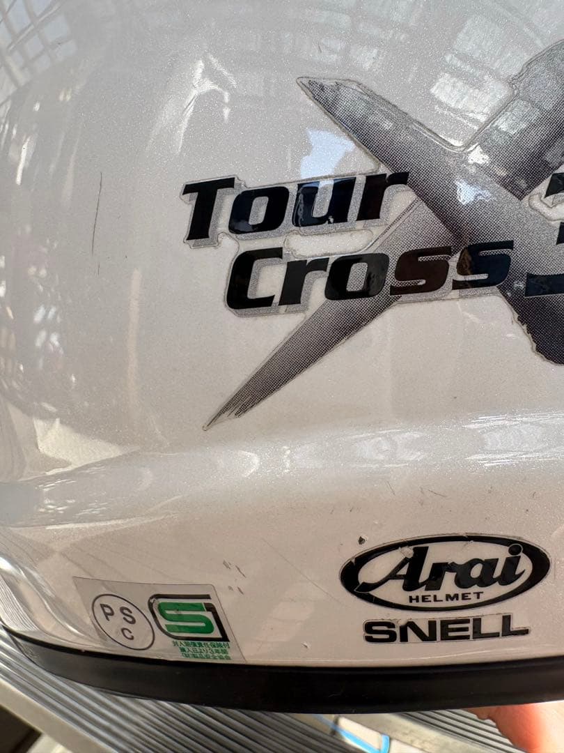 Arai ツアークロス3 ヘルメット ホワイト Lサイズ