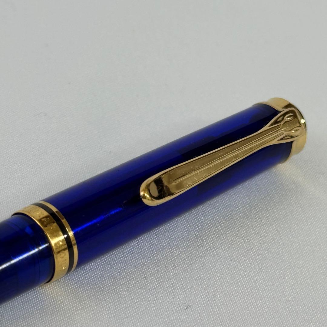 ペリカン スーべレーン K600 マリンブルー ボールペン スケルトン