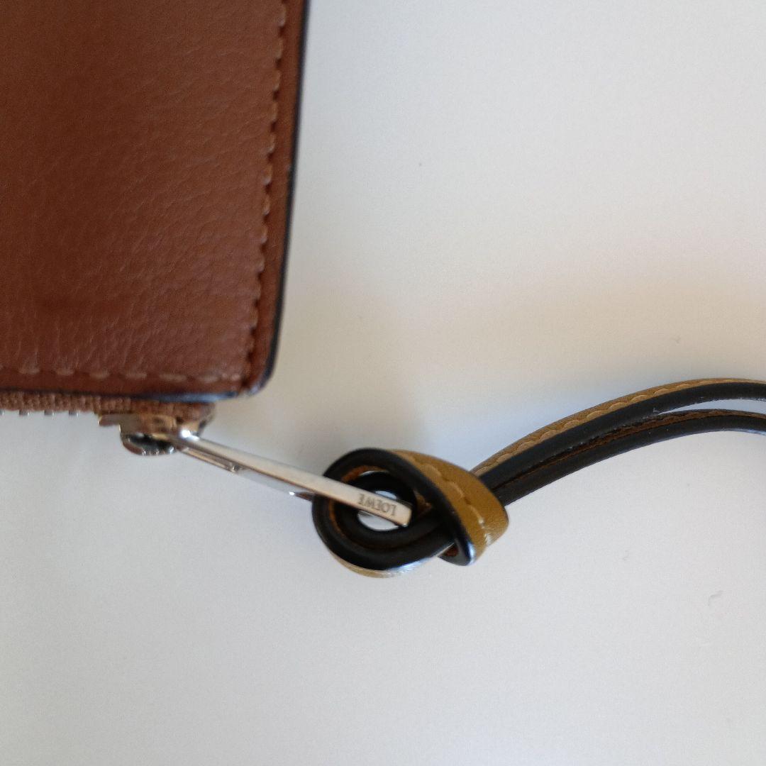 LOEWE ロエベ ブラウン レザー ケース カードケース