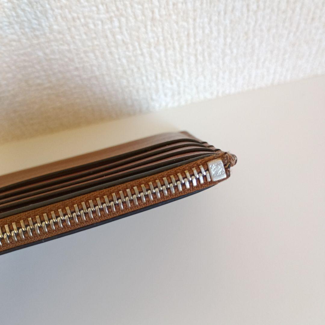 LOEWE ロエベ ブラウン レザー ケース カードケース