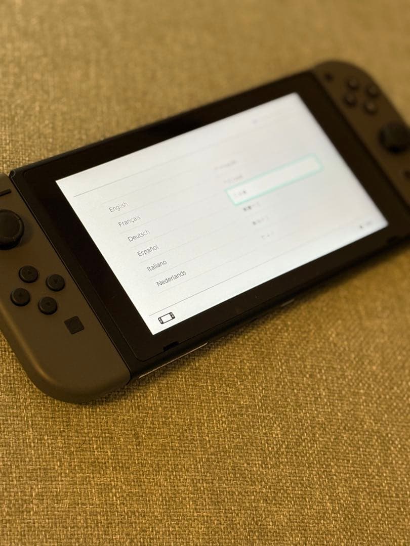 【極美品】Nintendo Switch スイッチ グレー 本体 付属品完備