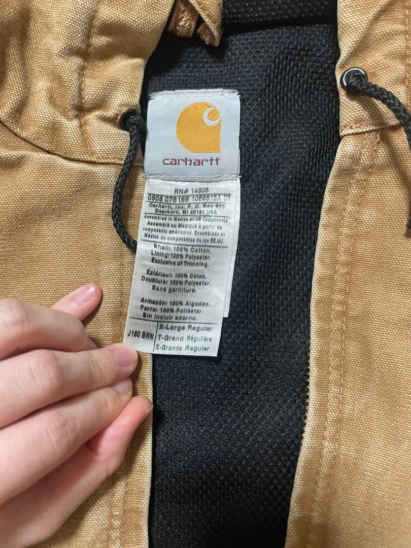 Carhartt ブラウンジャケット Lサイズ