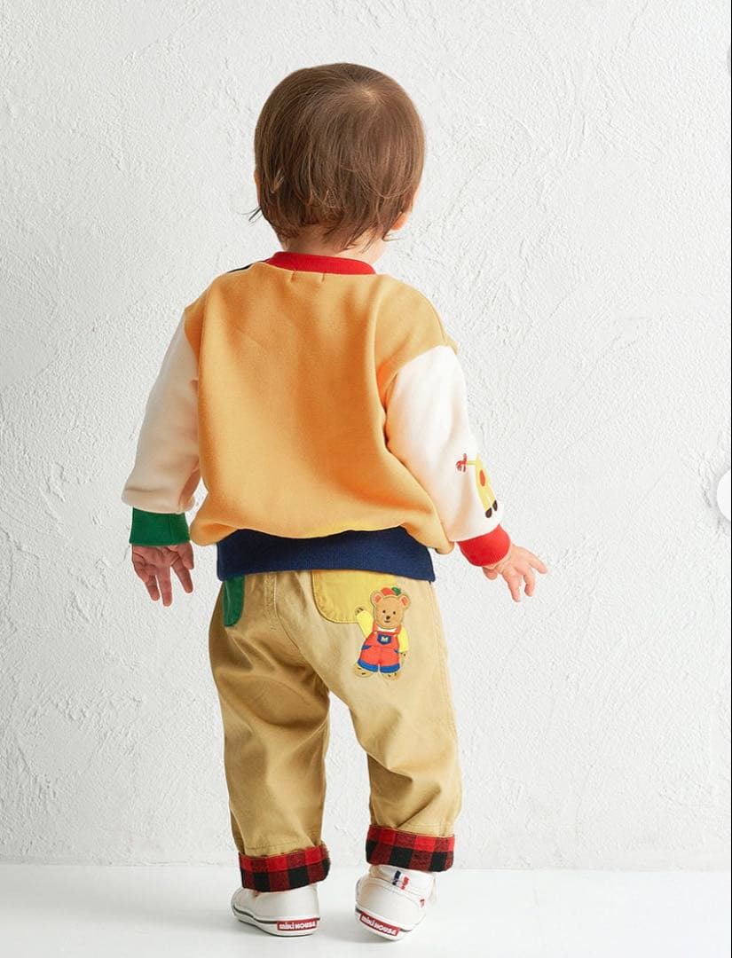 ミキハウス★100cmアニマルトレーナー新品！