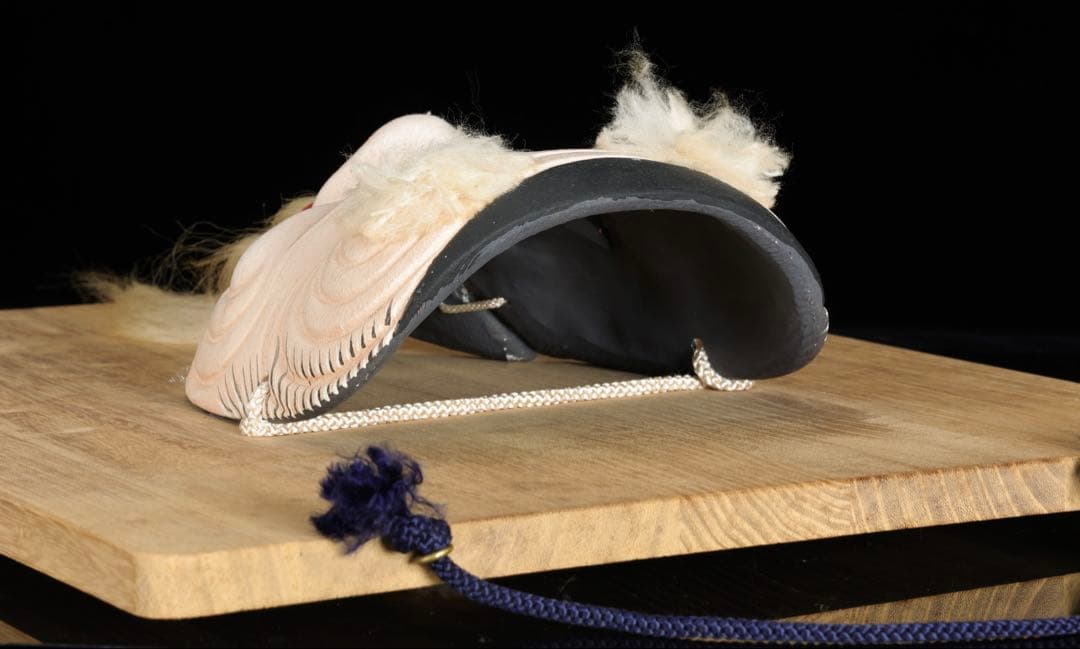 能面師 早川亜美 作 能面「翁」白式尉 狂言 能楽 小面 在銘 共板付