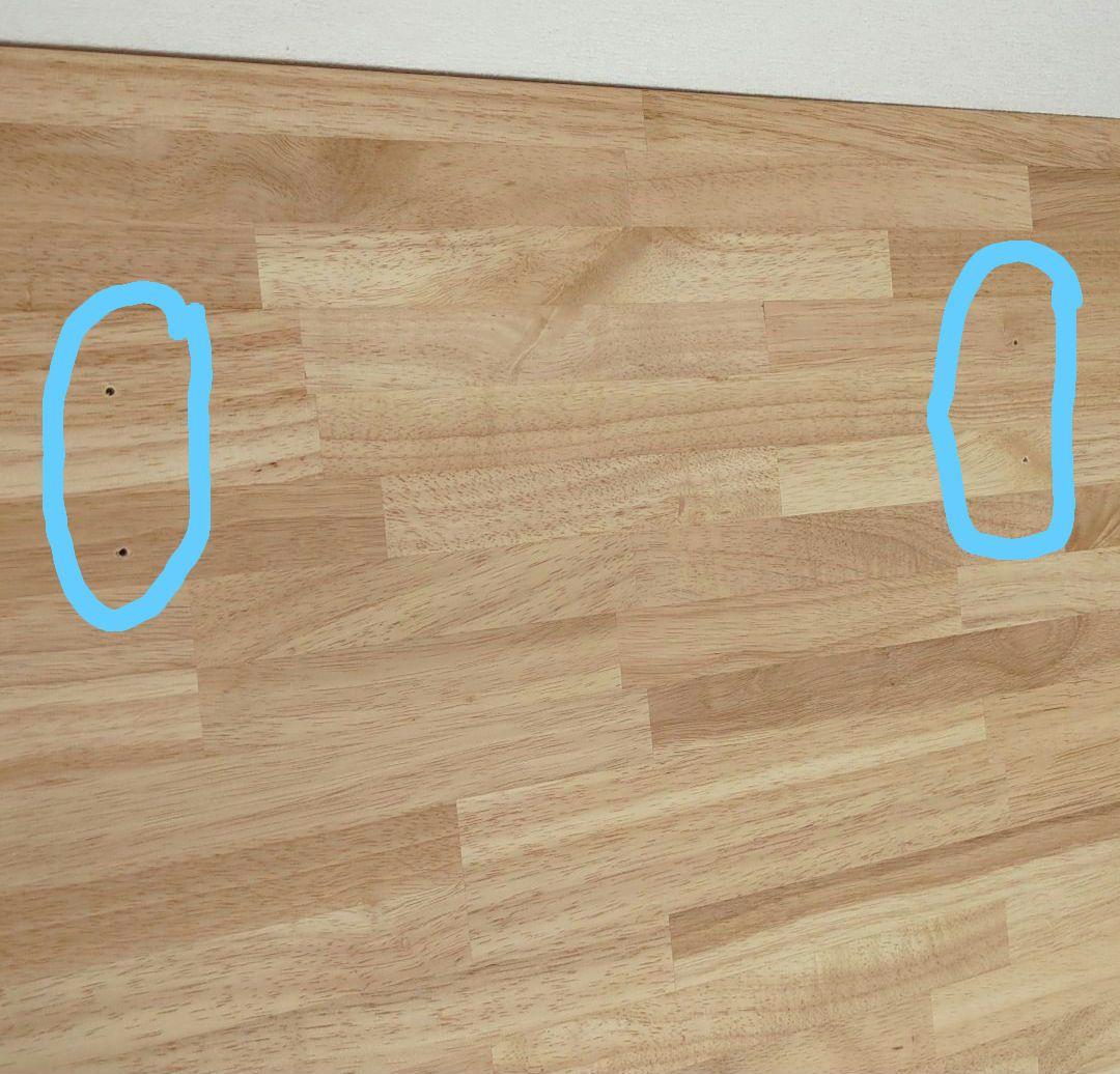 KANADEMONO デスク ラバーウッド White脚