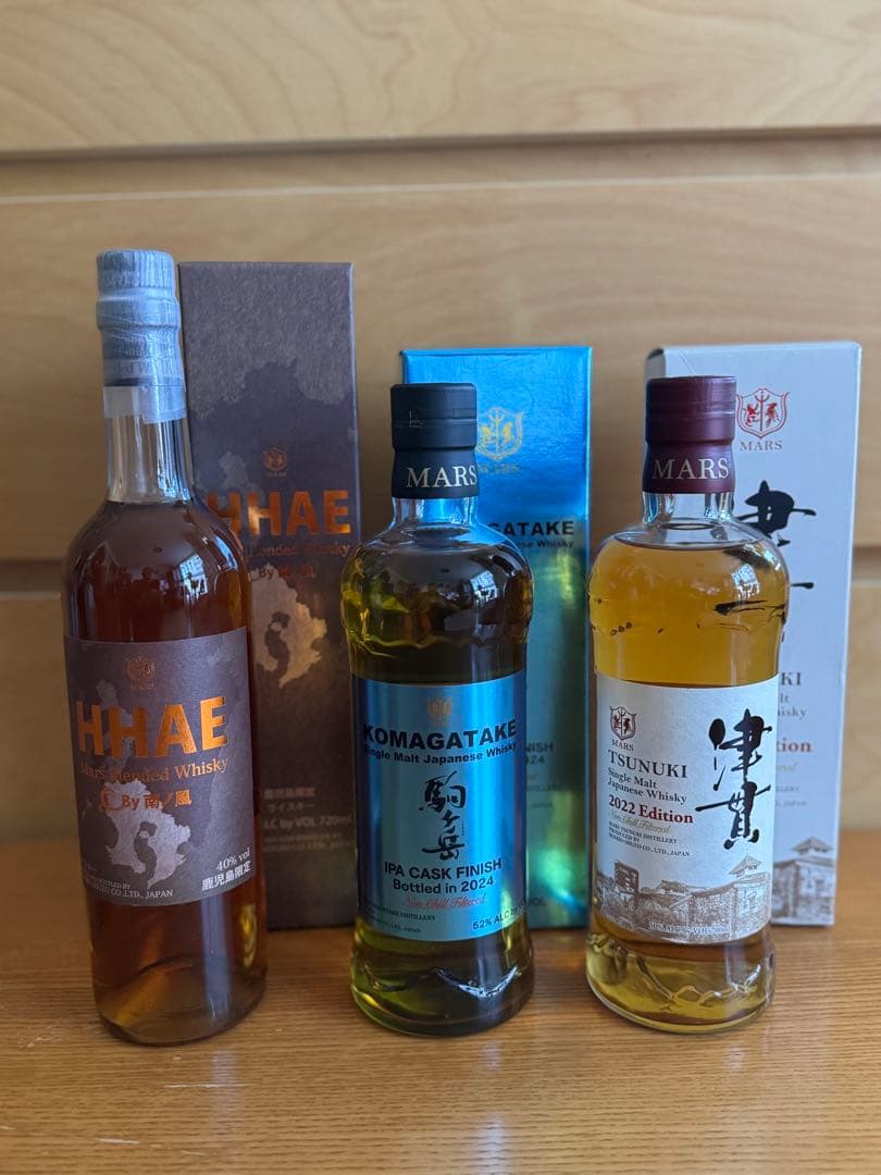 本坊酒造 マルス 駒ヶ岳IPA×津貫2022×HHAE 限定 3本 ウィスキー - メルカリ