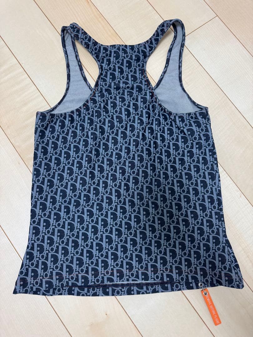 DIOR ディオール　ジョンガリアーノ期　トロッター柄　タンクトップ　サイズ38