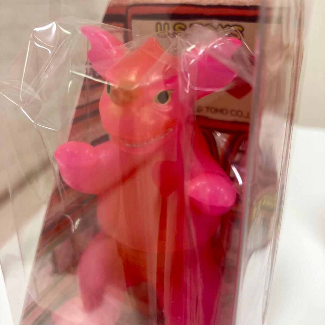 【希少・未開封】U.S.TOYS 　バラゴン(ピンク) 　ソフビフィギュア