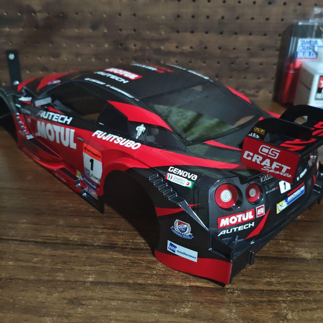 タミヤ　MOTUL　AUTECH　GT-R　ボディ　ガンメタ