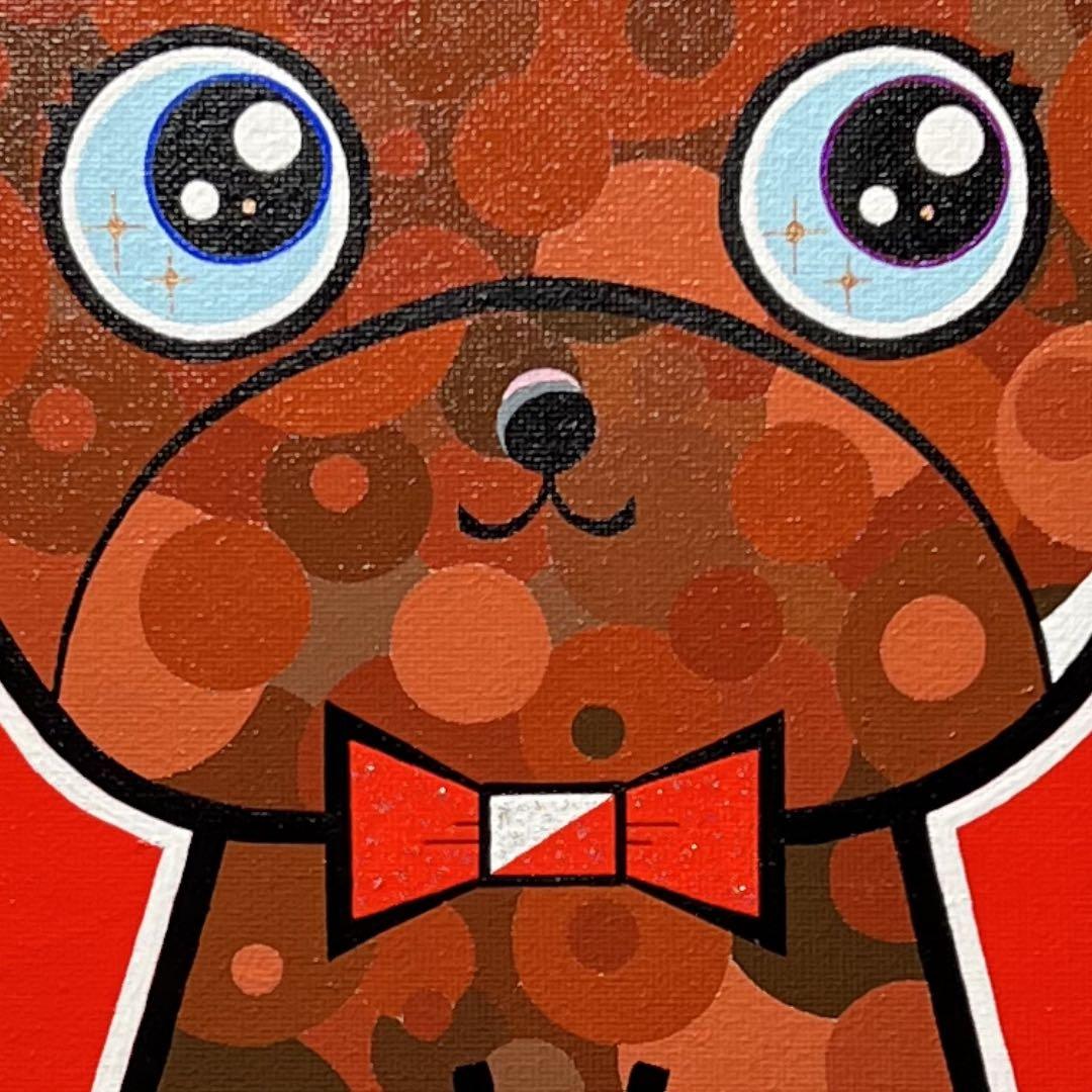 「bitter」｜絵画 原画 動物画 犬の絵 イラスト ドローイング