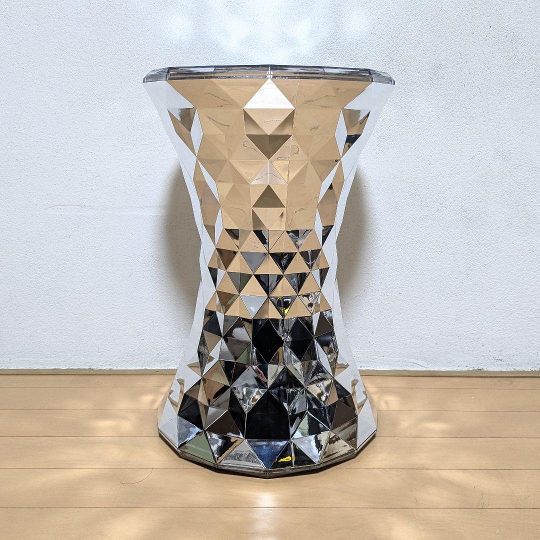 美品 Kartell STONE カルテル ストーン スツール クローム