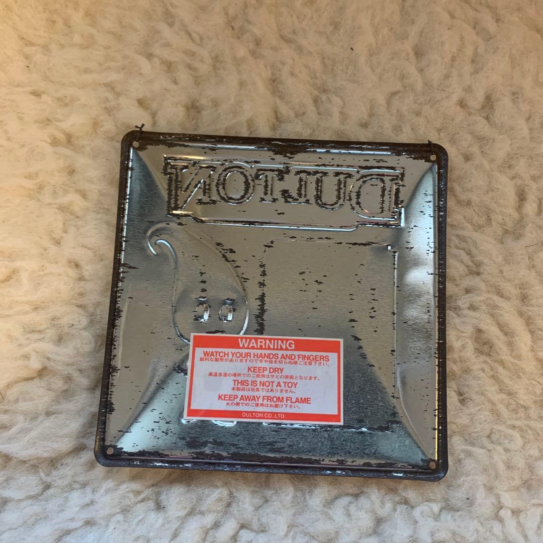 DULTON メタルサイン プレート イエロー