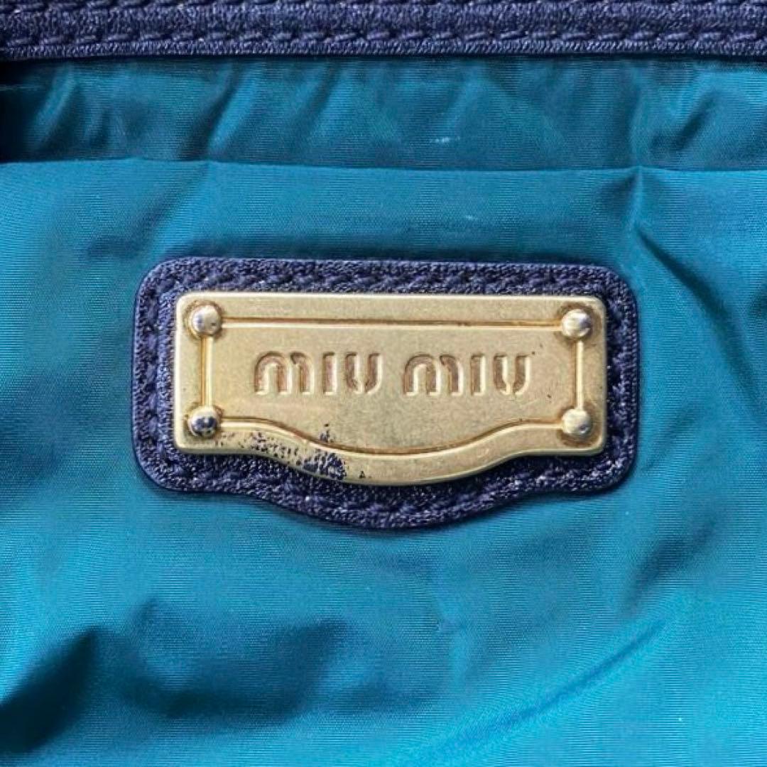 良品 MIUMIU 2WAY バッグ archive Vintage Y2K 黒