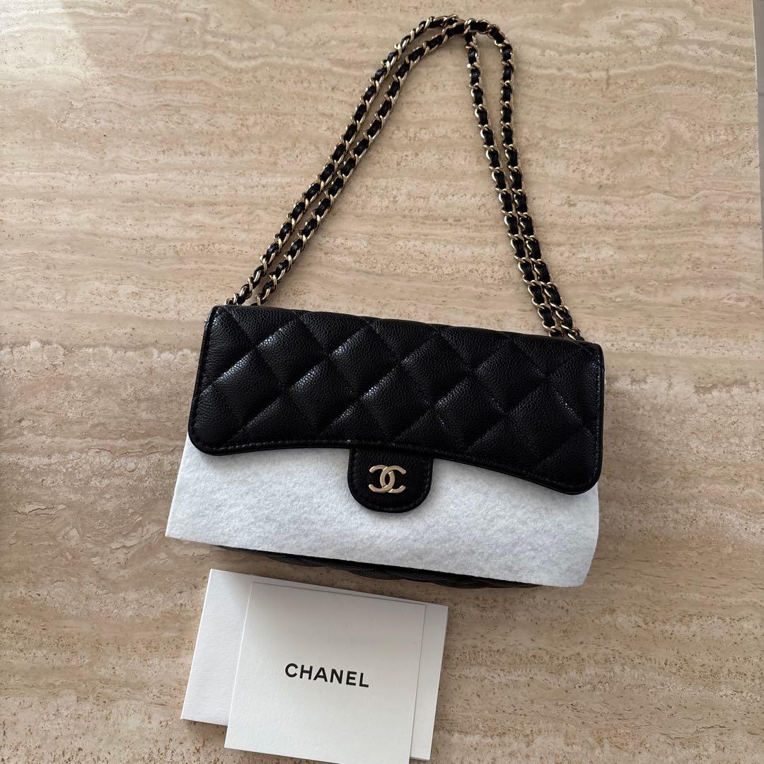 CHANEL ウォレット phoneholder レア！ ブラック 新品同様