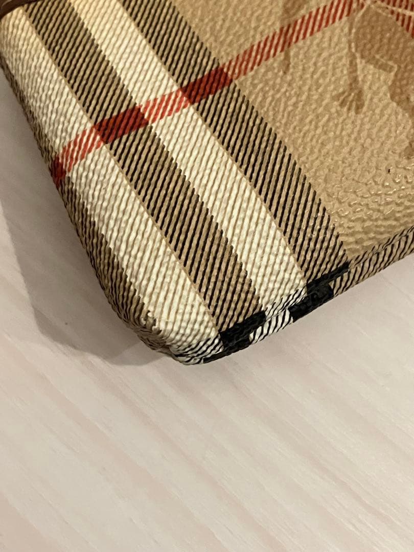 美品　Burberry's バーバリー　ノバチェック　キーリング付ケース