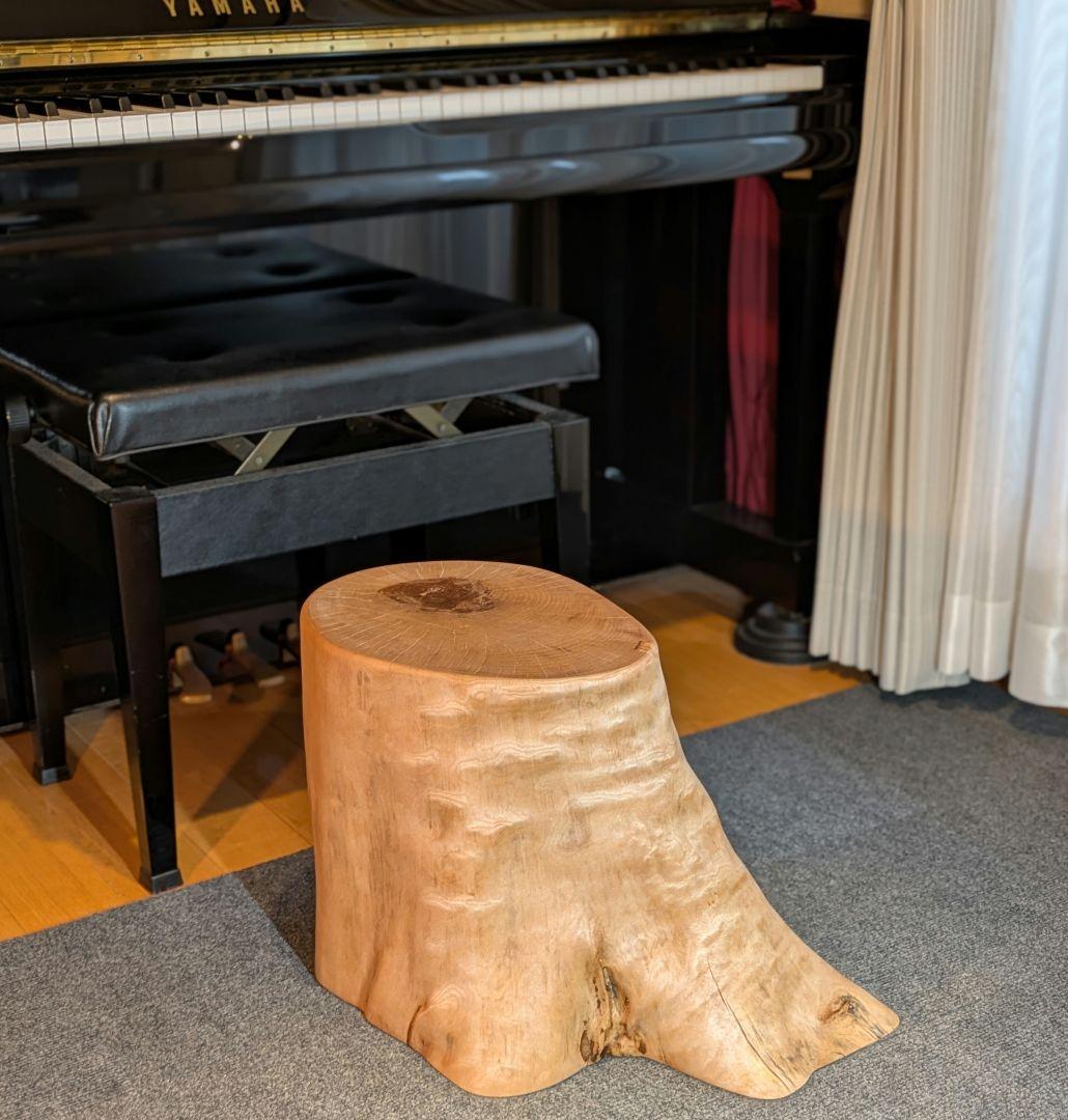 KOHQ様専用 水目桜 天然木 切り株 椅子 スツール 高さ約34.5cm