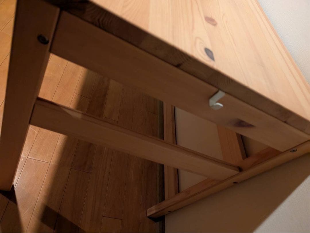 【送料込】無印良品 Muji パイン材 デスク 机 木製家具 学習机 収納